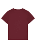 wat? Apparel T-Shirt Moin Seagull in Weinrot