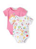Minoti 2er-Set: Kurzarmbody tulip 7 in pink