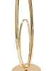 Mauro Ferretti Tischlampe aus goldenem Metall, Ø 30 x 58 cm