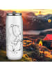 Mr. & Mrs. Panda Sport Trinkflasche Bär Arzt ohne Spruch in Weiß