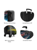 NoBoringSuitCases Suitcase, Handgepäck, Koffer, Trolley, Reisekoffer Fußball-Design ideal
