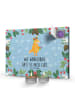 Mr. & Mrs. Panda Duftkerzen Adventskalender Fuchs Blumen mit Spruch in Eisblau