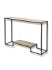 CALICOSY Konsole in Eichenholz-Finish - (W) 120  x (H) 80  x (L)  cm