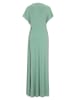 Vera Mont Abendkleid im Glitzer-Look in Green/Silver
