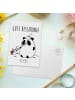 Mr. & Mrs. Panda Grußkarte Panda Gute Besserung mit Spruch in Weiß
