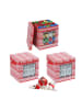 relaxdays 3 x Weihnachtskugel-Aufbewahrungsbox in Rot/ Weiß - (B)33 x (H)33 x (T)33 cm