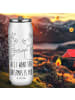 Mr. & Mrs. Panda Sport Trinkflasche Nachtfalter Schneemann mit S... in Weiß