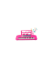 Wisam® E-Piano für Kinder, 36 Melodien, Pink Rosa
