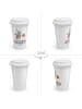 Mr. & Mrs. Panda Tumbler Halloween Magie mit Spruch in Weiß
