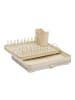 5five Simply Smart Ausziehbarer Geschirrabtropfer in Beige, (B) 36,6 x (H) 17,5 x (L) 51 cm