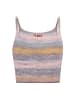 myMo Women Top in blue multicolor