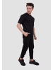 Tom Barron Set aus Oversize-Shirt und Jogginghose in black