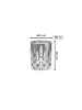 RIEDEL Glas Whiskyglas Laudon in Silber 295 ml