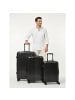 Redolz Essentials 18 4 Rollen Kofferset 3-teilig mit Dehnfalte metallic-black shiny