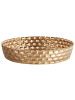 Beliani Tablett SUEZ in Gold - (W) 37 x (H) 7 x (L) 37 cm