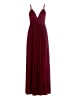 Vera Mont Chiffonkleid mit V-Ausschnitt in Deep Dahlia