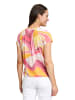 Betty Barclay Printshirt mit Gummizug in Rosé/Yellow