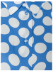 More & More Punktebluse in big dot soft azur blue