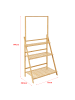 en.casa Pflanztreppe Brändö in Beige (H)144cm (B)70cm (T)39.5cm