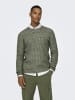 ONLY & SONS Strickpullover in Olive Night