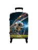 NoBoringSuitCases Suitcase, Handgepäck, Koffer, Trolley, Reisekoffer Fußball-Design ideal