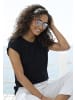 Vivance by Lascana Kurzarmshirt in schwarz