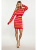 IZIA Damen Pullover in ROT MEHRFARBIG