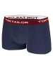 Tom Tailor Boxershorts 3er Pack in Navy / Farbiger Bund