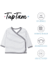 TupTam Baby Langarm Wickelshirt 5er Set in beige/grau
