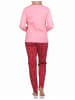 NORMANN Pyjama Schlafanzug lang Tupfen - 77397 in rose