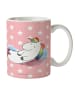 Mr. & Mrs. Panda Kindertasse Einhorn Wolke 7 ohne Spruch in Rot Pastell