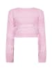 Swirly Damen Pullover in Pink