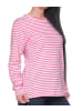 NORMANN Schlafanzug langarm Oberteil Pyjama Shirt Top in pink