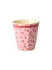 Rice Melamin Becher Candy Cane - Medium in rot