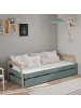 CALICOSY Bett EMY in Khakigrün - (W) 210,4  x (H) 59,5  x (L) 96,4  cm