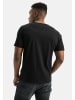 Camel Active T-Shirt aus reiner Baumwolle in Schwarz