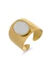 Luxenter Ring Anleh mit 18 Karat  verstellbar Gold-Anleh gold