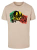F4NT4STIC T-Shirt Bob Marley Chords Reggae Music by Rock Off in sand