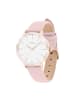 s.Oliver Armbanduhr mit stilvoller Acetat Lünette in rosa