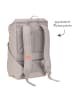 Lässig Wickelrucksack Slender Up Backpack in grau