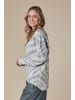 ZHRILL Sweatshirt ZHNINA ZEBRA GREY in GREY