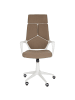 Beliani Bürostuhl DELIGHT in Braun/Weiß - (W) 64 x (H) 116 x (L) 64 cm