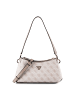 Guess Noelle Schultertasche 27 cm in dark taupe logo