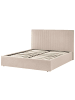 Beliani Doppelbett VION in Beige - (W) 177 x (H) 110 x (L) 216 cm