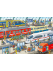 Ravensburger Kinderpuzzle 2x24 Teile - Trubel am Bahnhof | 2 x 24-teiliges Puzzle