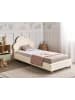 Beliani Kinderbett BELLEVUE in Beige/Braun - (W) 109 x (H) 98 x (L) 213 cm