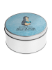 Mr. & Mrs. Panda Erinnerungsbox Pinguin Buch mit Spruch in Eisblau