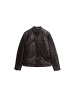 Salsa Jeans Lederjacke Biker in Dark Brown