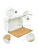 relaxdays Kabelbox in Weiß - (B)32 x (H)11 x (T)22 cm