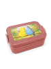 Mr. & Mrs. Panda Bento Box Wellensittich Liebe Design ohne Spruch in Rot Pastell